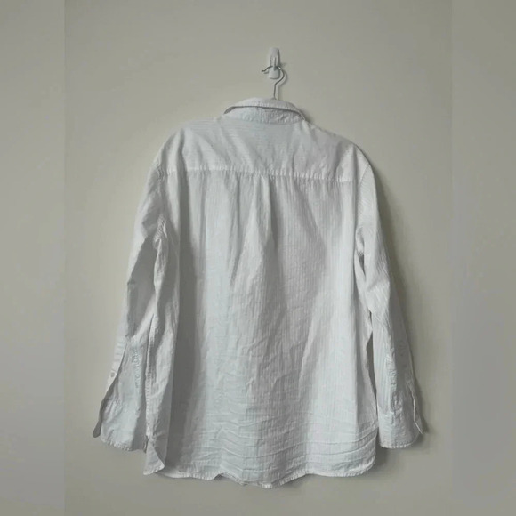 Draper James White Button Down XXL Shirt - Picture 10 of 10